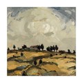 Trademark Fine Art Ilmari 'Autumn landscape with clouds' Canvas Art, 24x24 AA01449-C2424GG